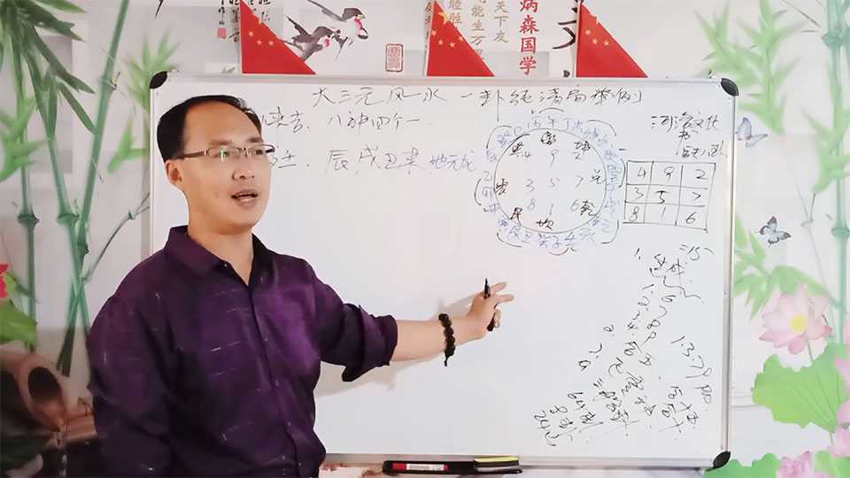 Chen Bingsen Sanyuan Geography Head, Middle and Tail Rational Qi Feng Shui Course (finished) 60 video episodes   text materials