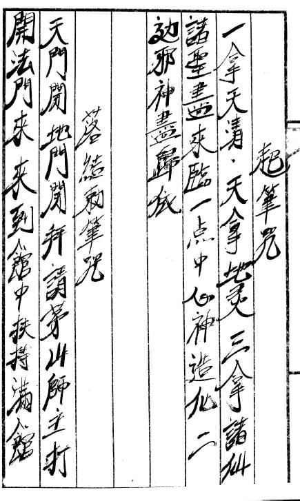 “Maoshan Hurong Shanghengtou Dajiao Talisman Book” page 73